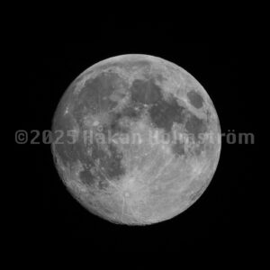 Full moon over Nazare